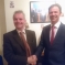 New Conservative Cllr Dan McNally with County Council Leader Cllr Martin Hill OBE